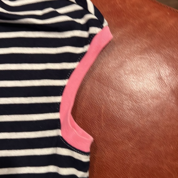 Lacoste pink blue and white tank. Size 42 - Picture 4 of 4